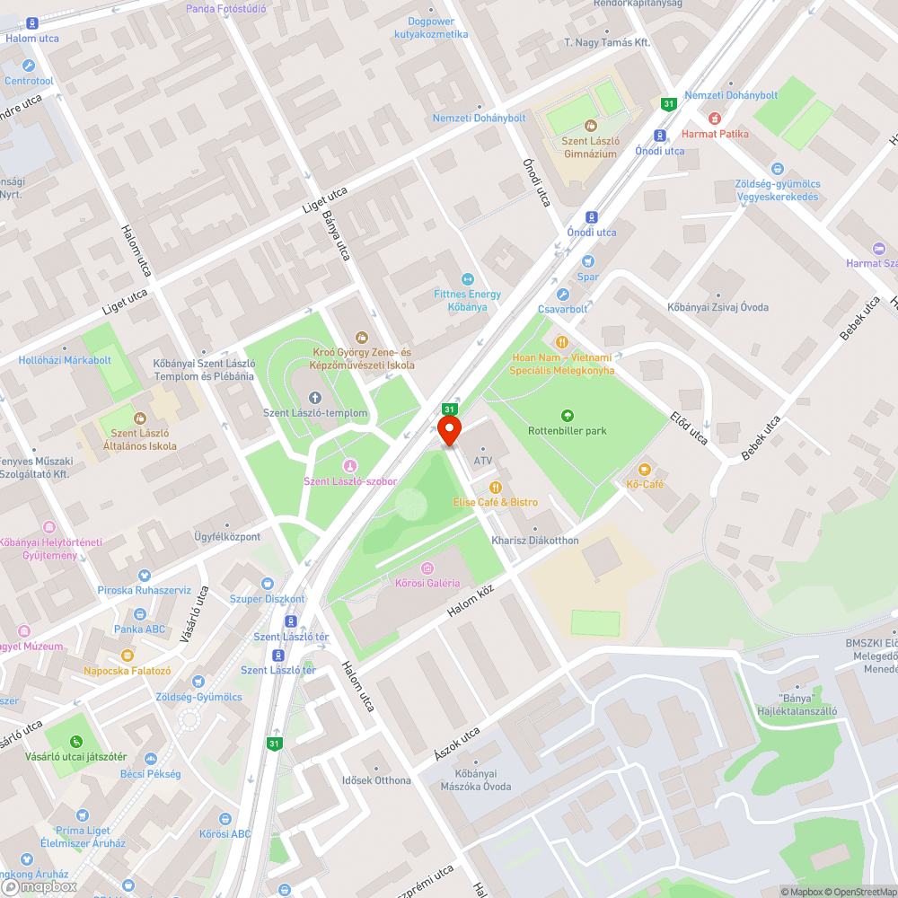 Üres oszlop bejelentés helye