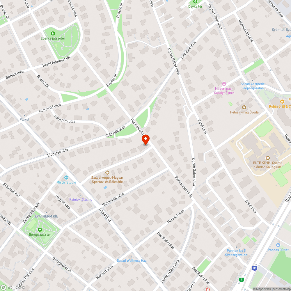 Hársmajor utca tűzcsap eltorlaszolva bejelentés helye