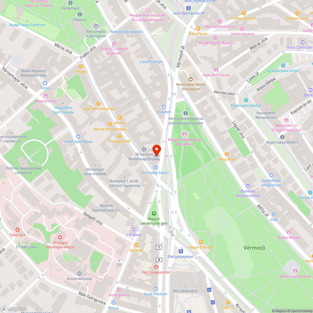 Elhagyott Demszky-karó bejelentés helye