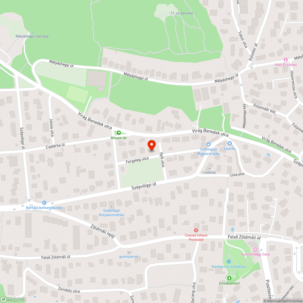 Járda, autók állnak rajta bejelentés helye