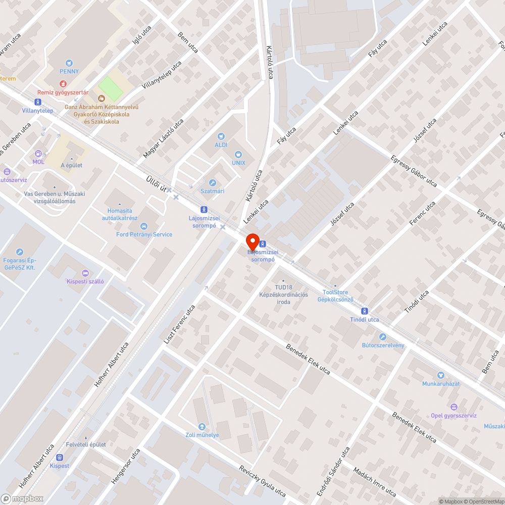 Leszakadt DIGI optika bejelentés helye