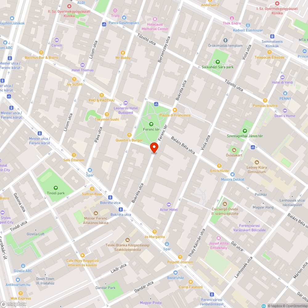 Veszélyes/sérült tábla bejelentés helye