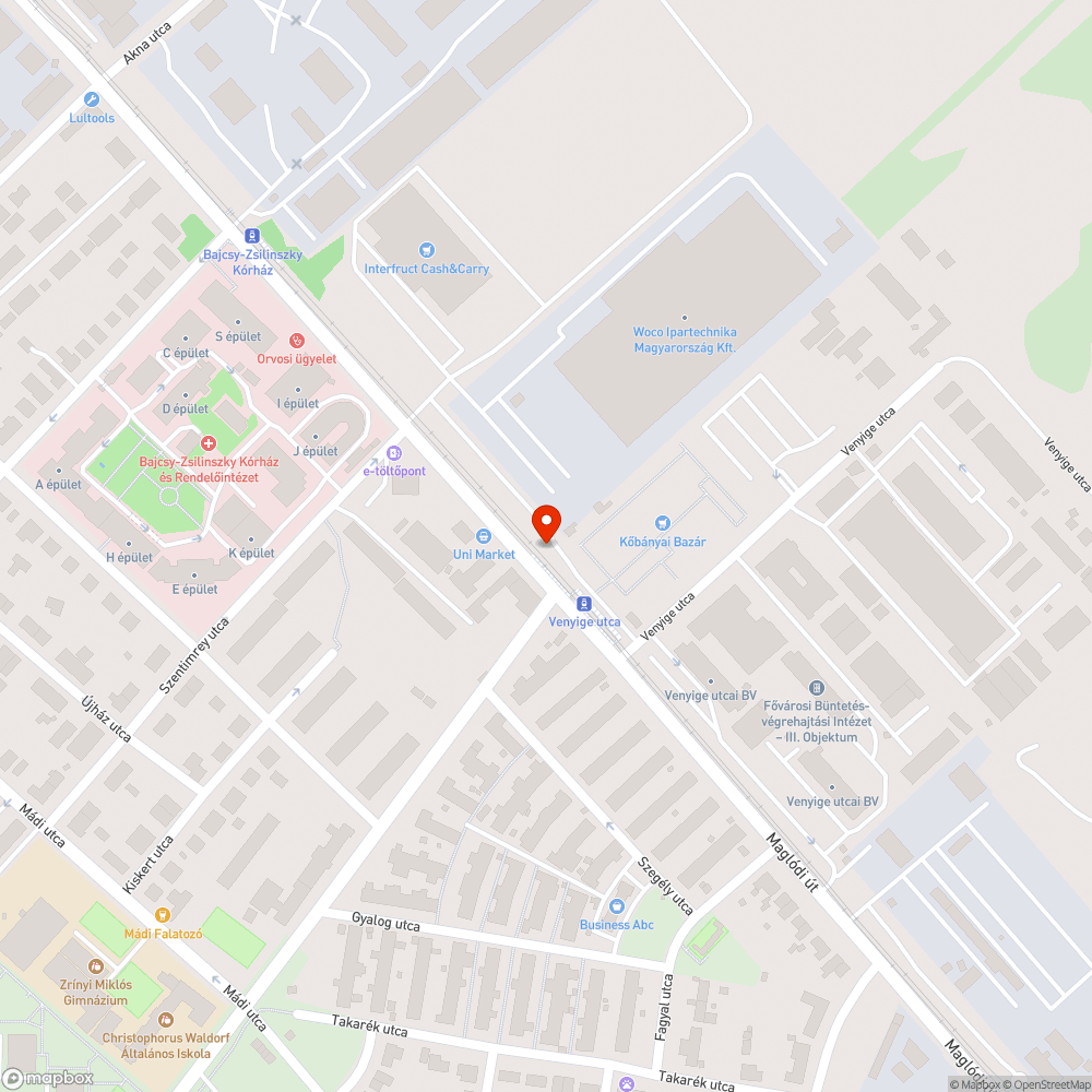 Elhagyatott beszakadt fedelű akna bejelentés helye