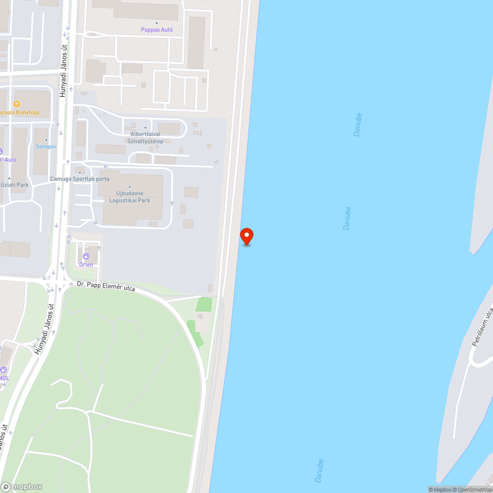 Elszabadult, megrongálódott kikötő bejelentés helye