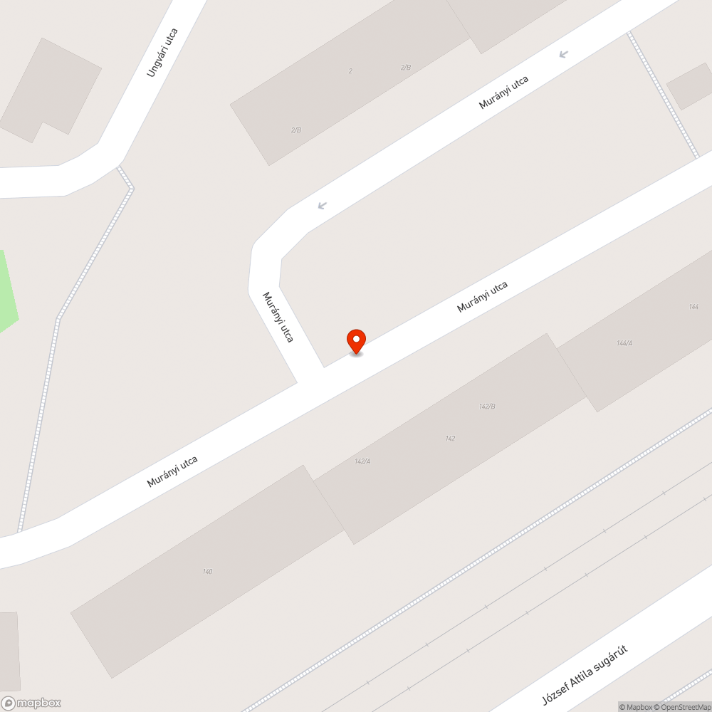 Növekvő kátyú a szervizúton bejelentés helye