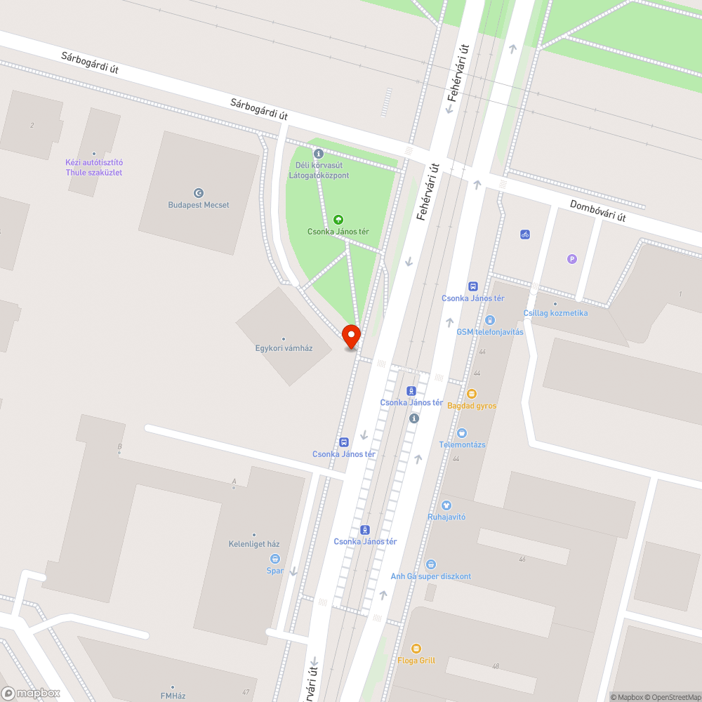 Rongált utcanévtábla bejelentés helye