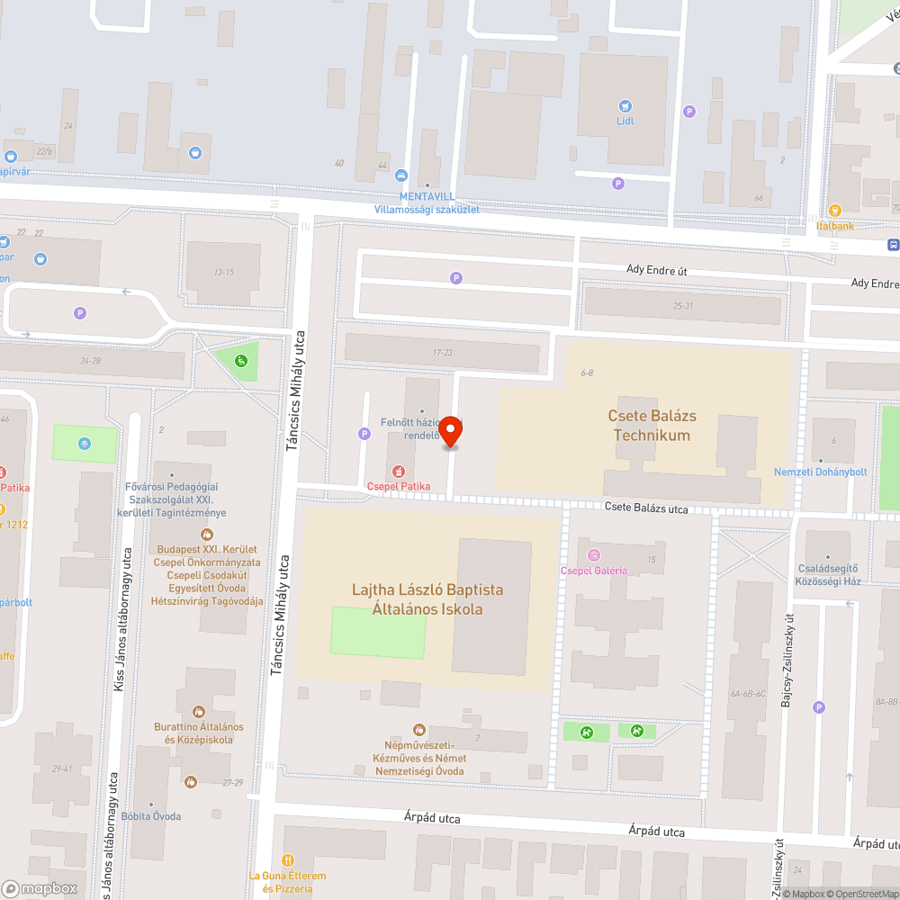 Nincs közvilágítás bejelentés helye