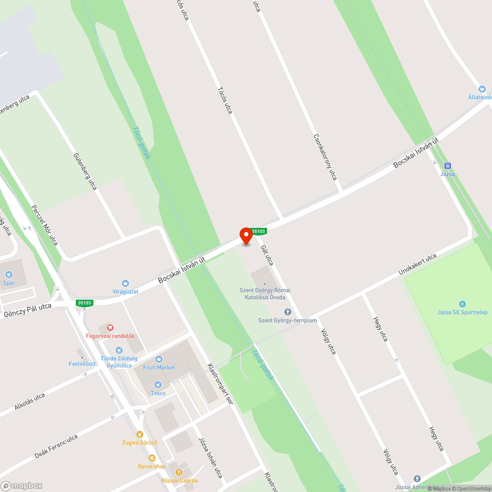 Graffitis közmű bejelentés helye