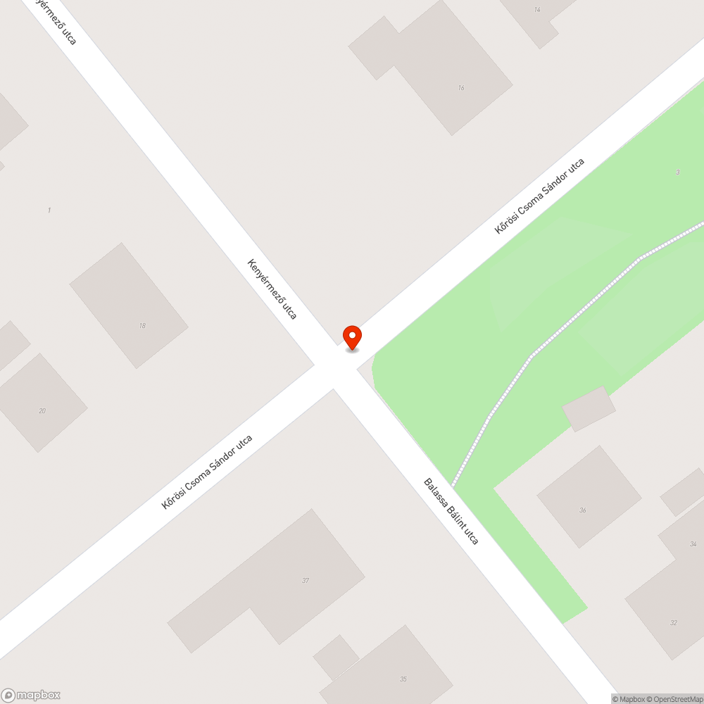 Kátyú/ hiányzó útpadka bejelentés helye