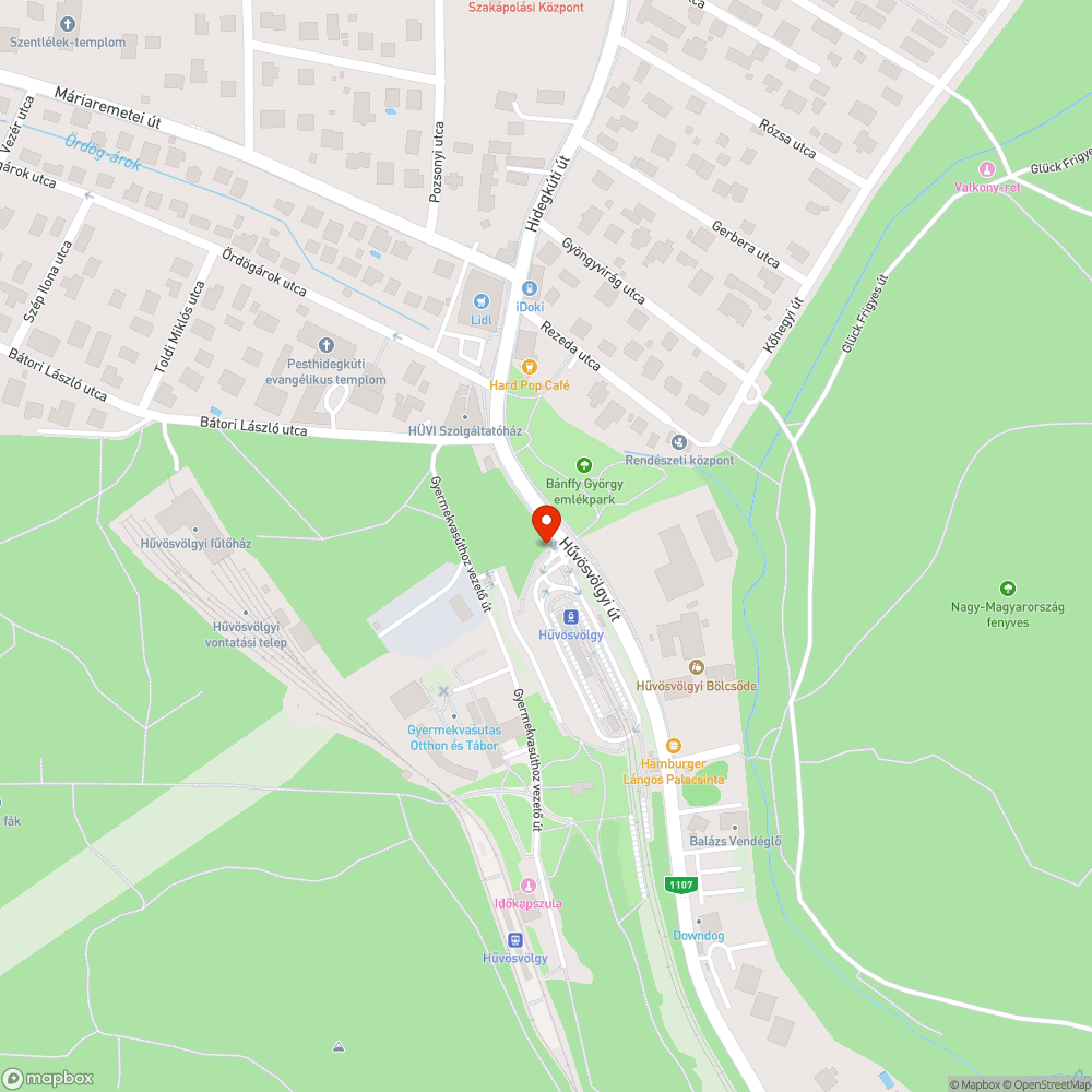 Emberi fekália közterületen, 2.ker Hűvösvölgy végállomás bejelentés helye