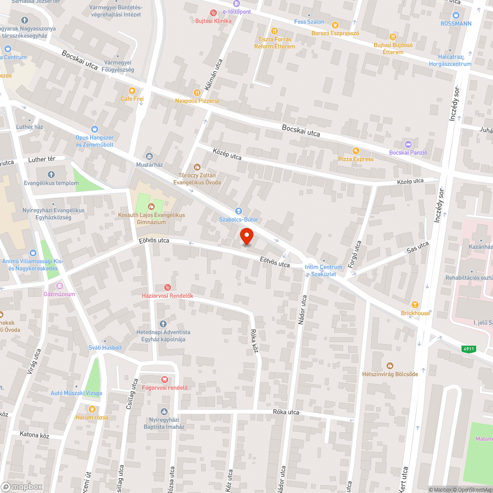 Szemetes terület bejelentés helye