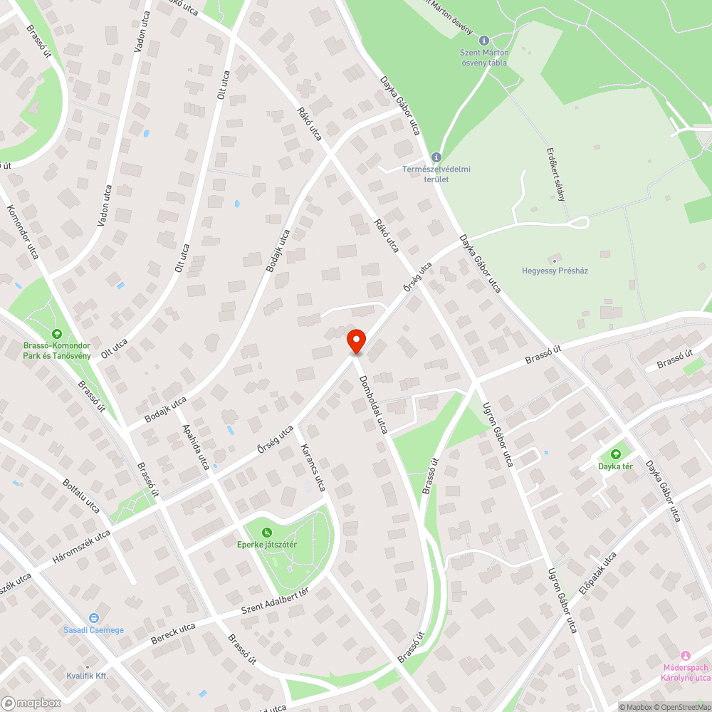 Őrség utca veszélyes rács bejelentés helye