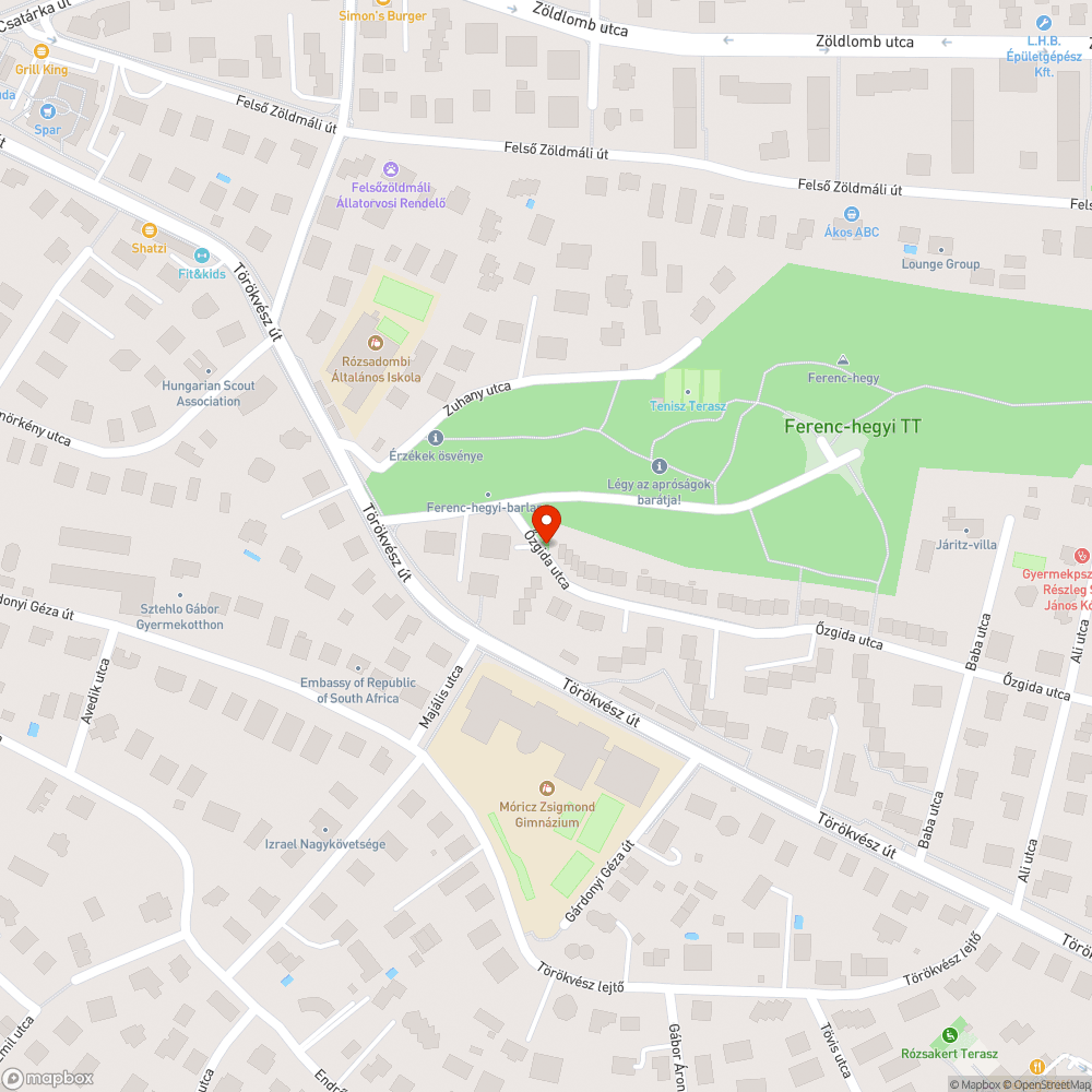 Lejárt műszakival közterületen álló kocsi bejelentés helye