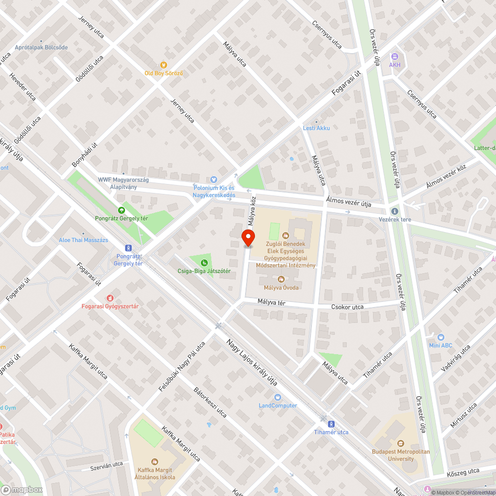 Eldugult csatornaszem bejelentés helye