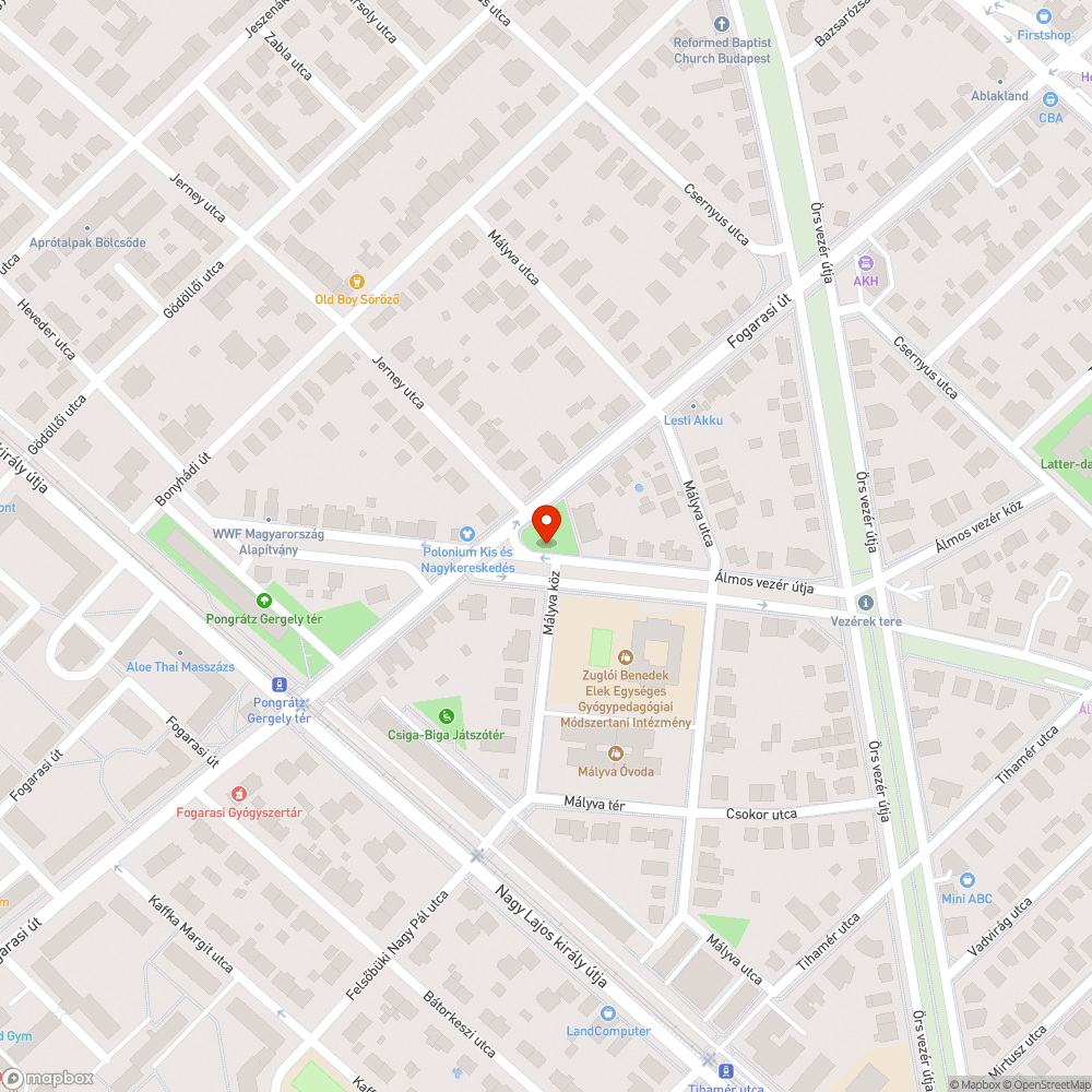 Vízelvezetési probléma bejelentés helye