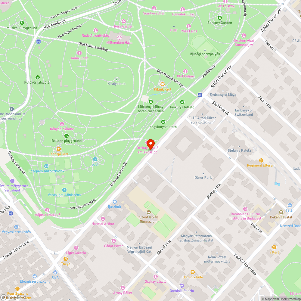 Zavaróan elhelyezett lámpa bejelentés helye