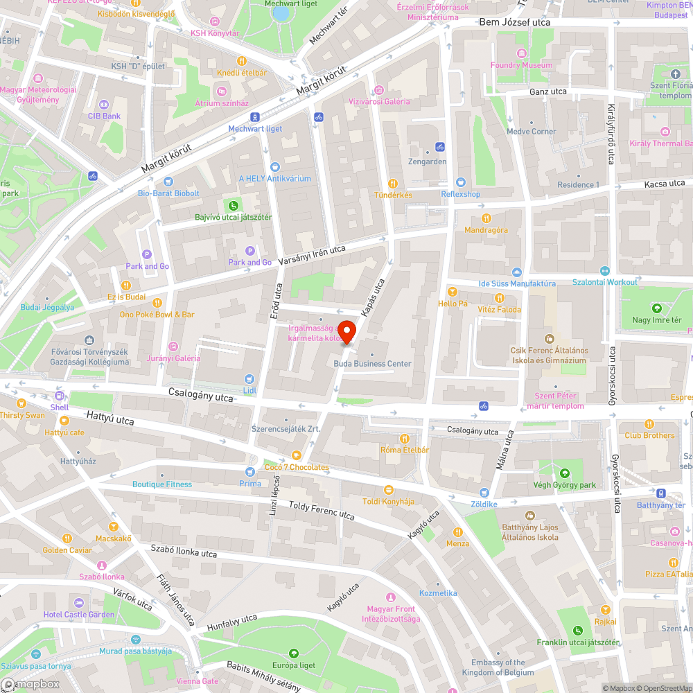 Eldőlt tükör bejelentés helye