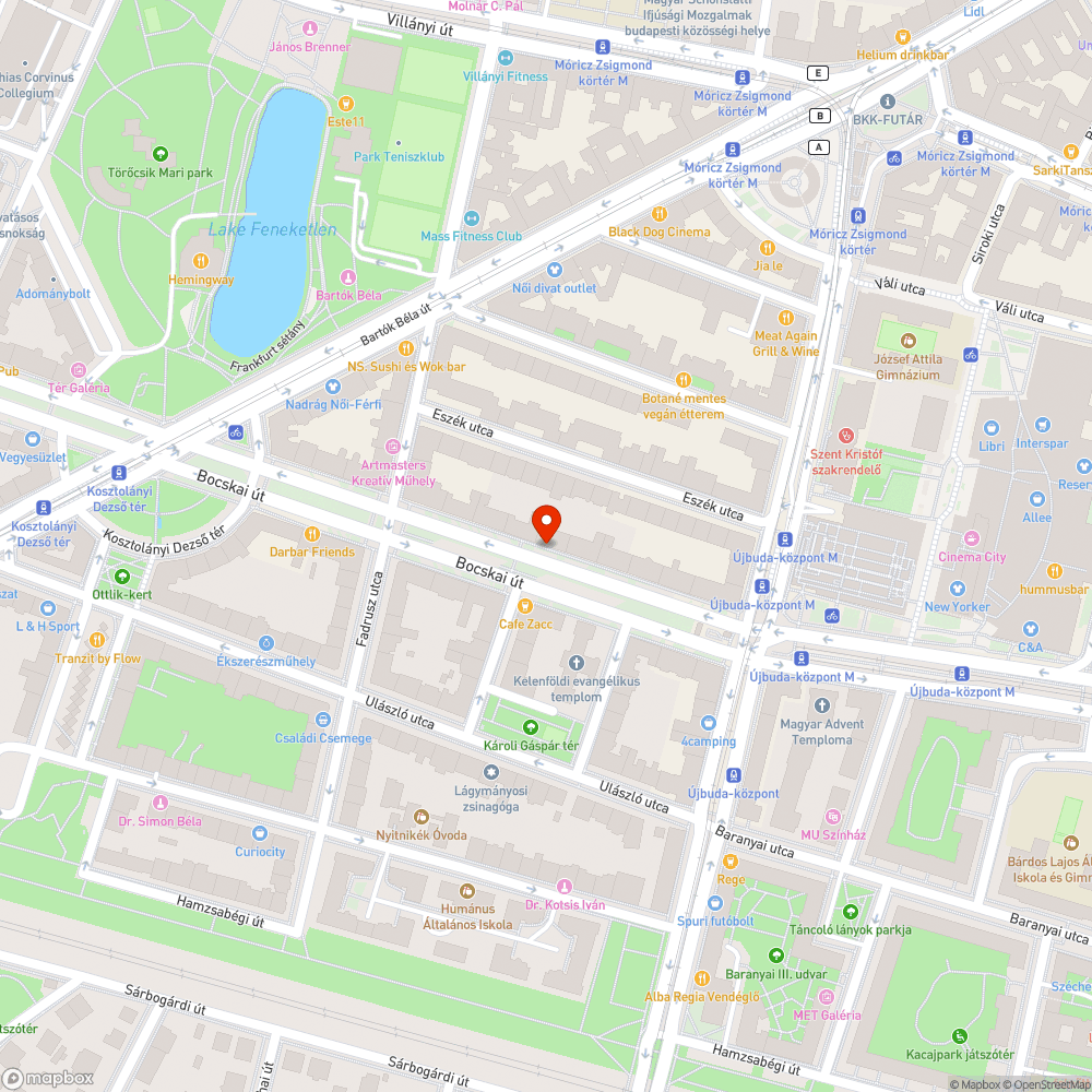 Graffitis elektromos szekrény 2. bejelentés helye