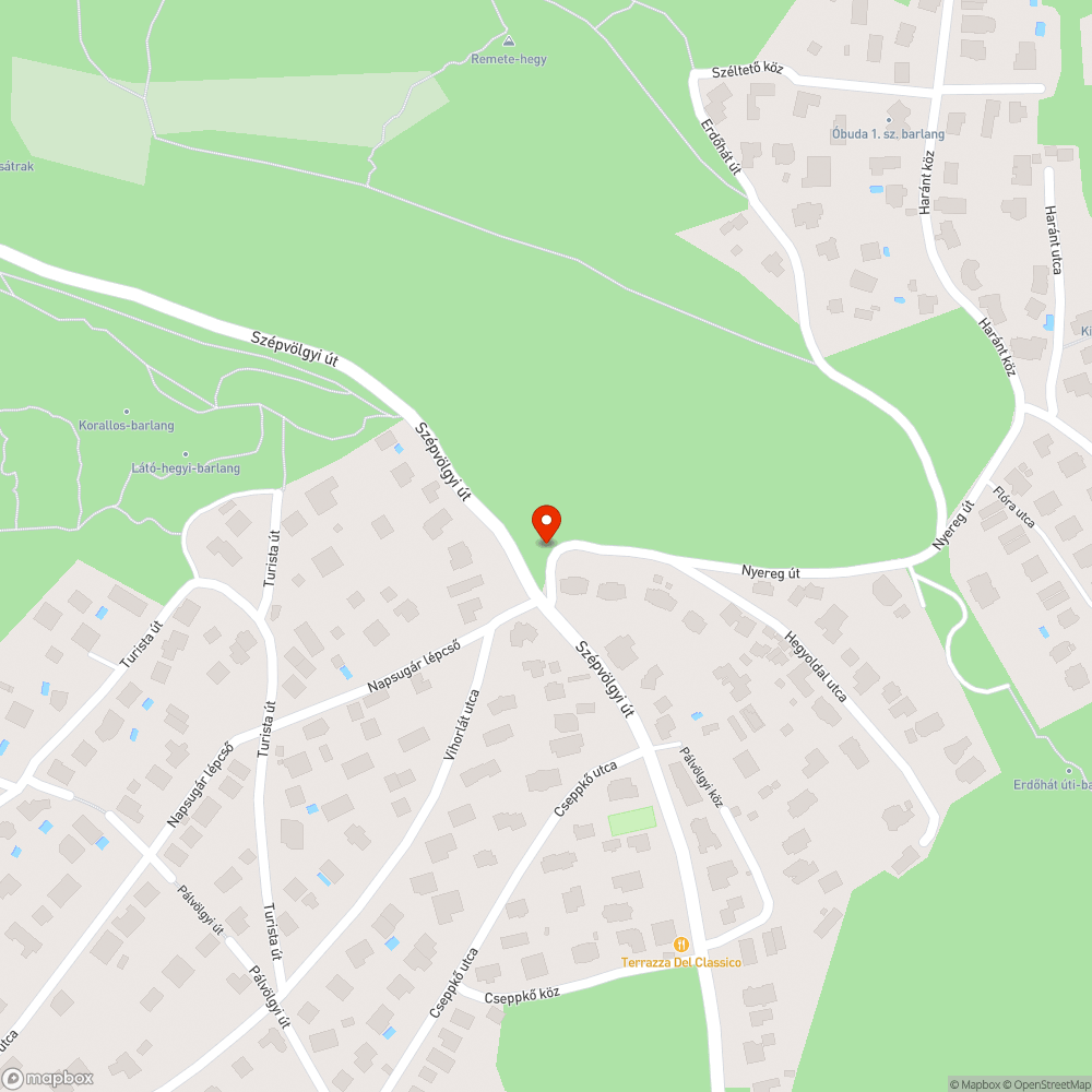 Elhagyott jármű bejelentés helye