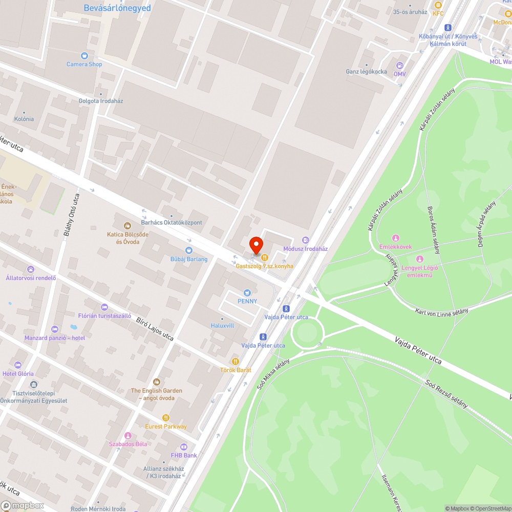 Sérült esőbeálló a megállóban bejelentés helye