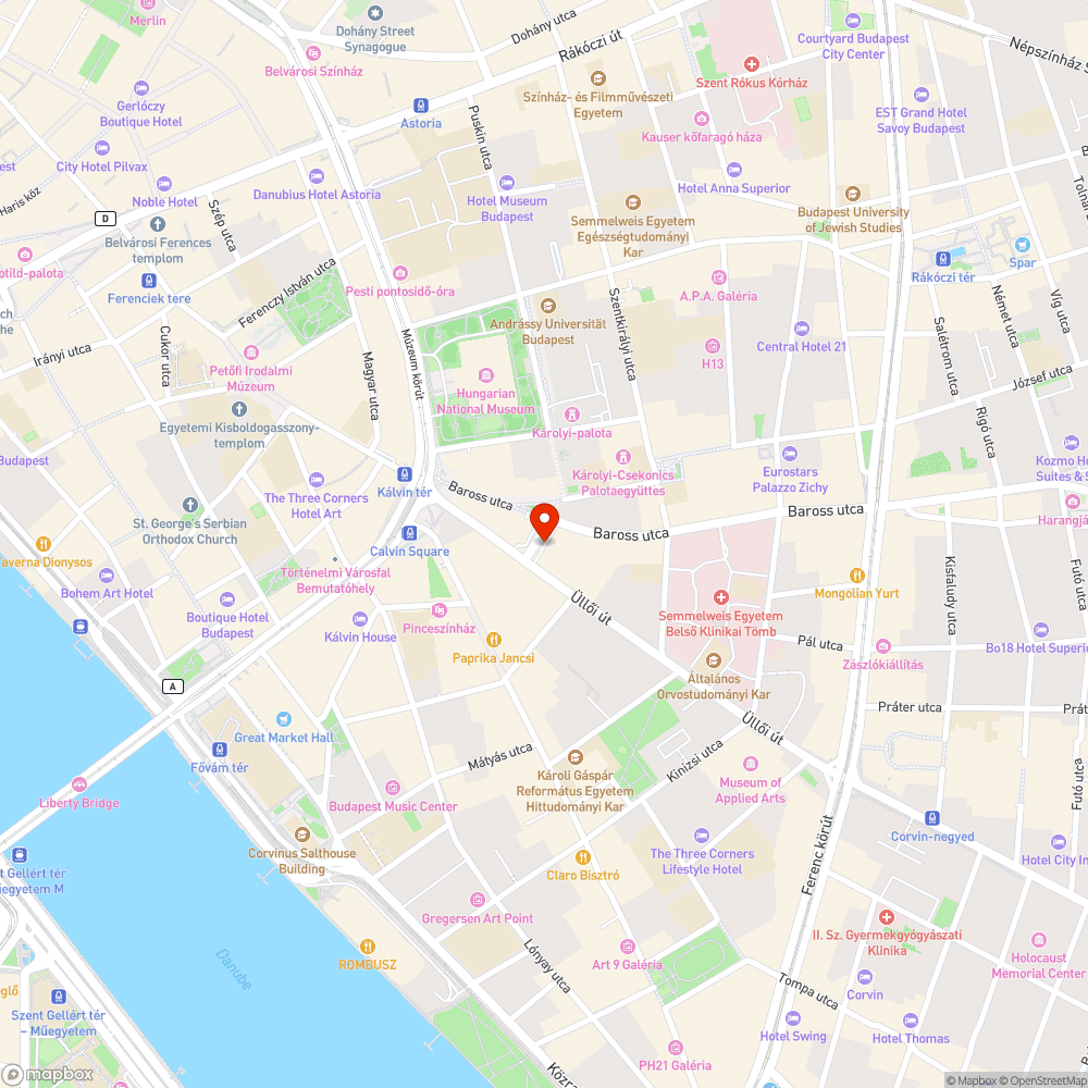 Közterületre kijelölt magánparkoló bejelentés helye