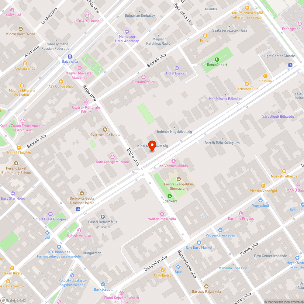 Városliget fasor sötét bejelentés helye