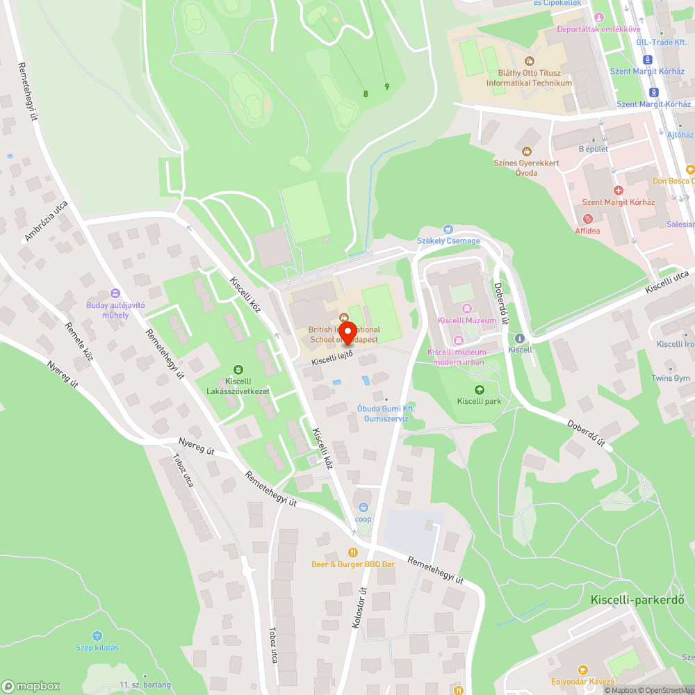 Közvilágítási hiba bejelentés helye