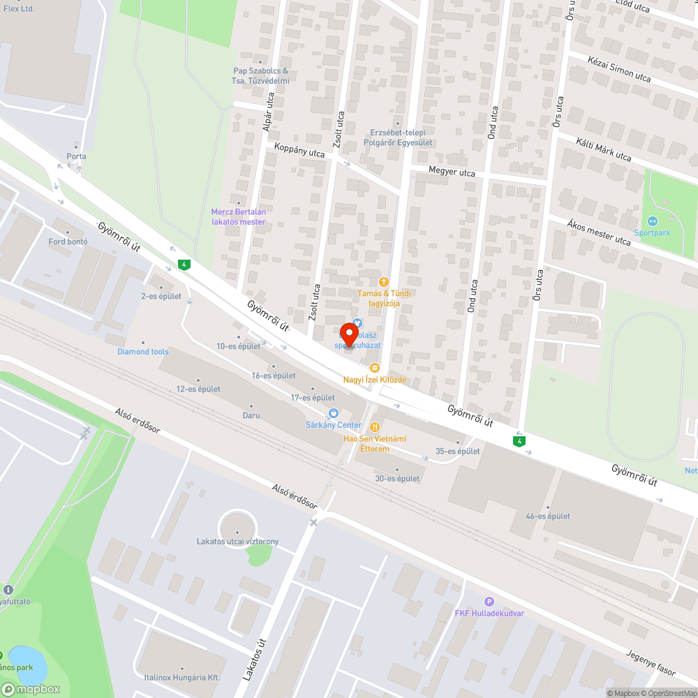 Elforgatott menetrend bejelentés helye