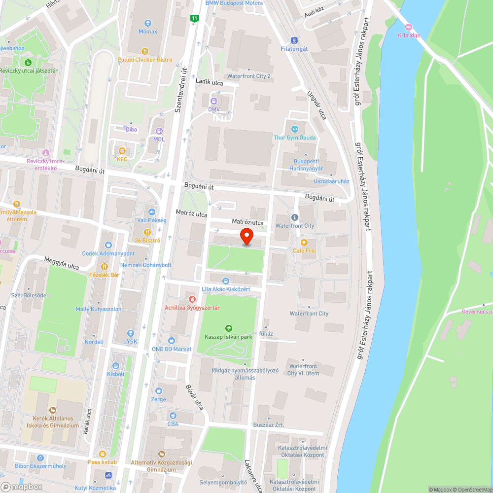 Szemetes park bejelentés helye