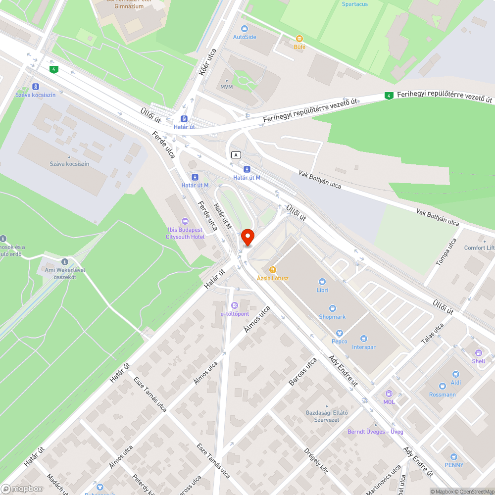 Lekopott zebra bejelentés helye