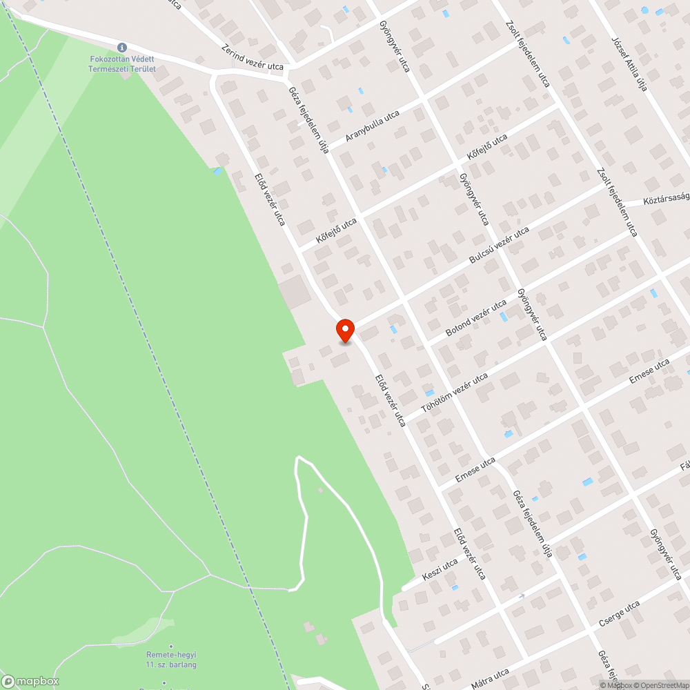 Veszélyes fa bejelentés helye