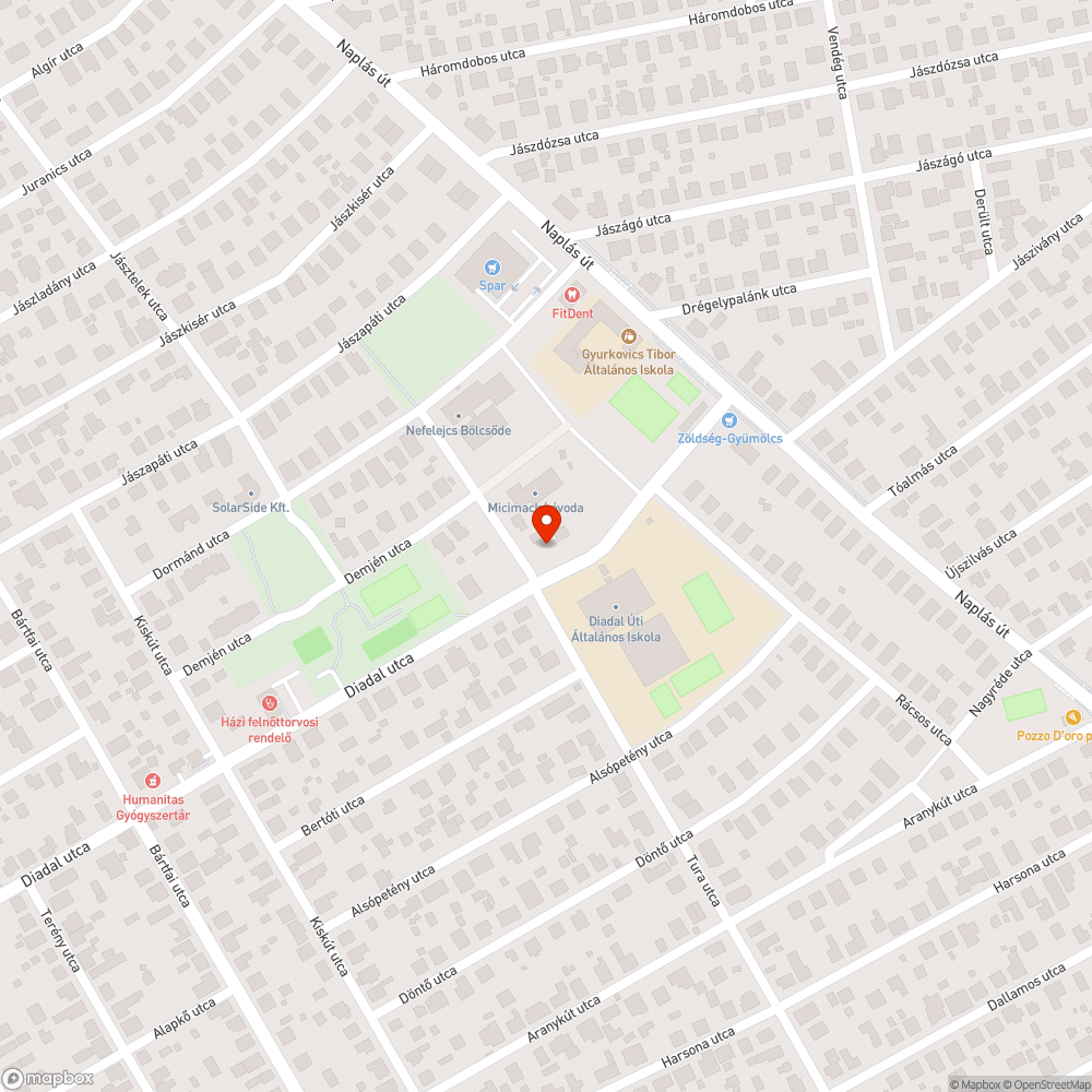 Tönkretett bevásárlókocsi közterületen bejelentés helye