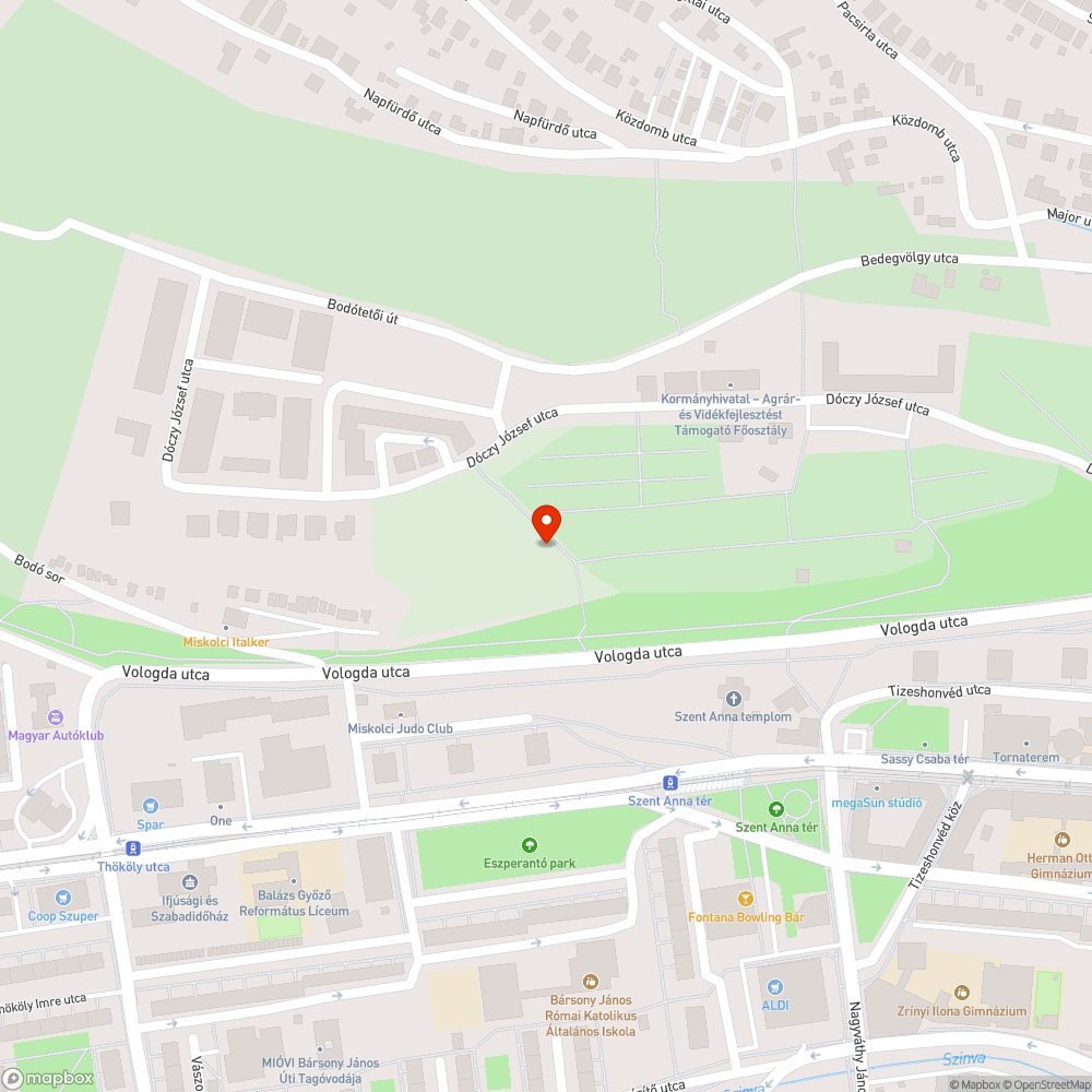 Beszakadt aknafedél bejelentés helye