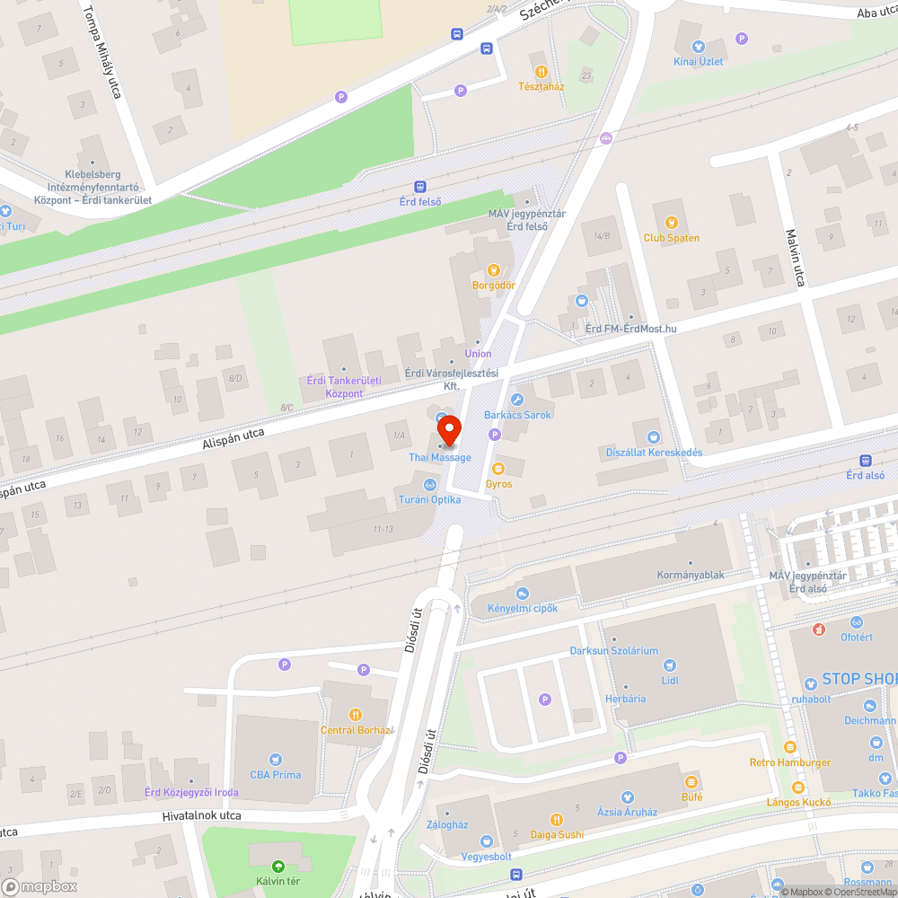 Kiégett/hibás közvilágítás bejelentés helye