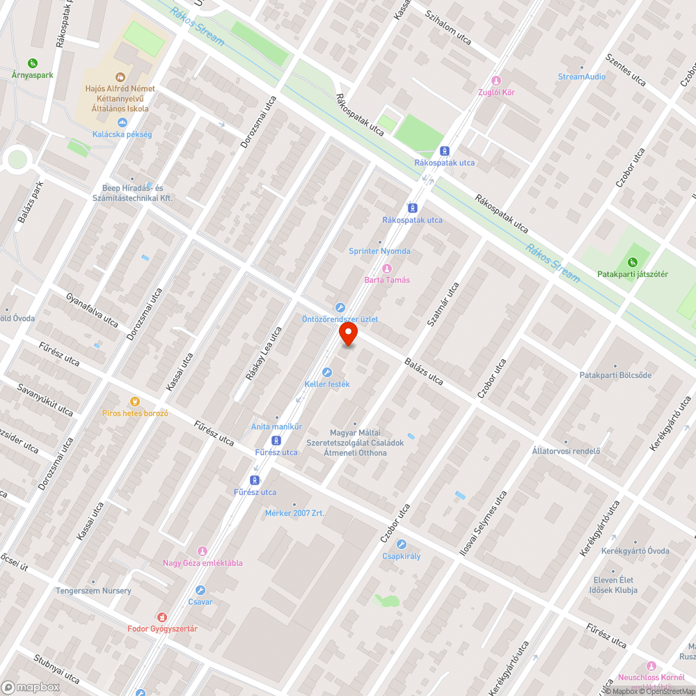 Balesetveszélyes kátyú bejelentés helye