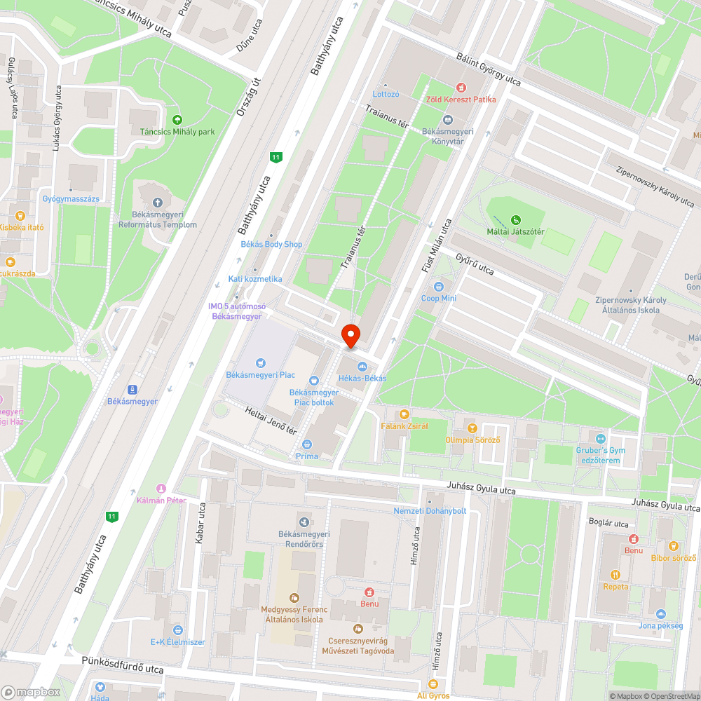 Rongált oszlopok bejelentés helye