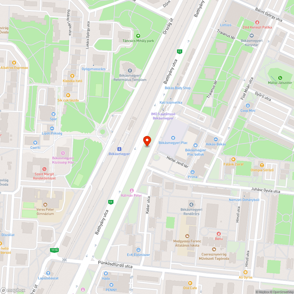 Aluljáró a beomlás szélén bejelentés helye