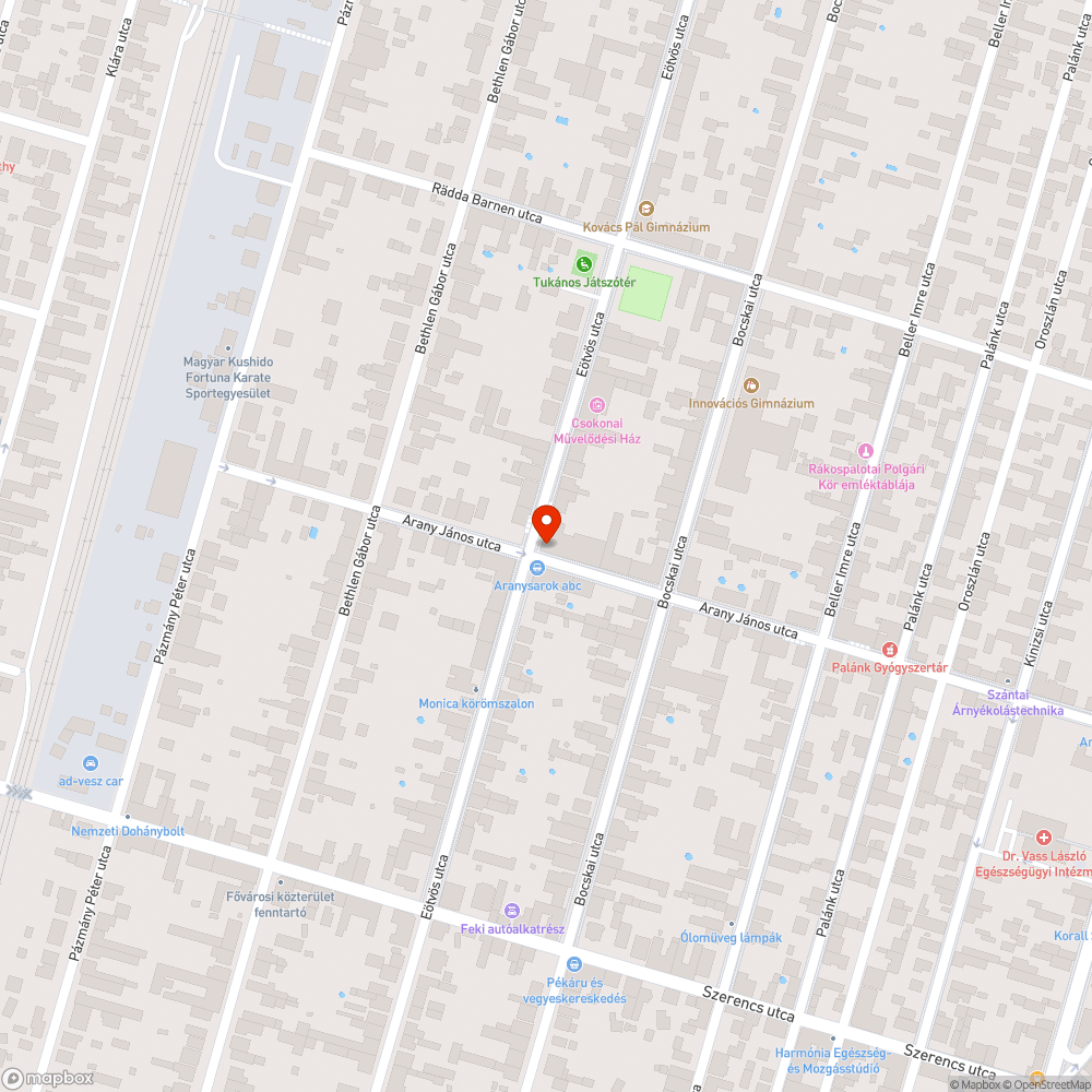 Törött kozlekedési tükör bejelentés helye