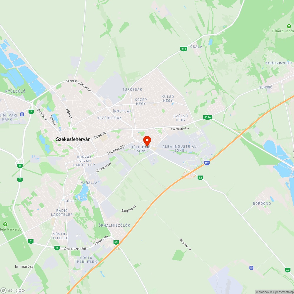 Hiányzó fényterelő bejelentés helye