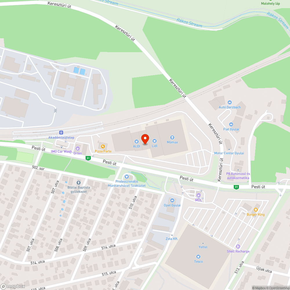 Kitaposták a füvet bejelentés helye