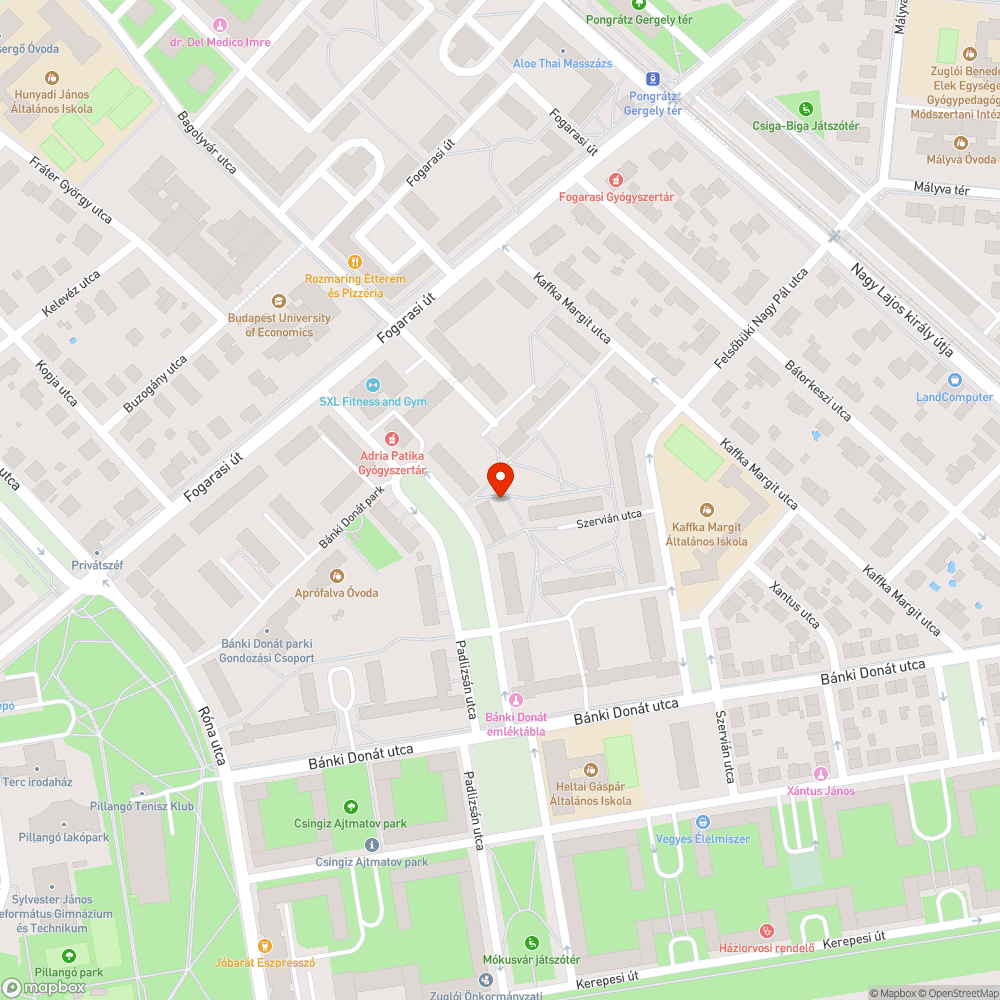 Járdára dőlt fa bejelentés helye