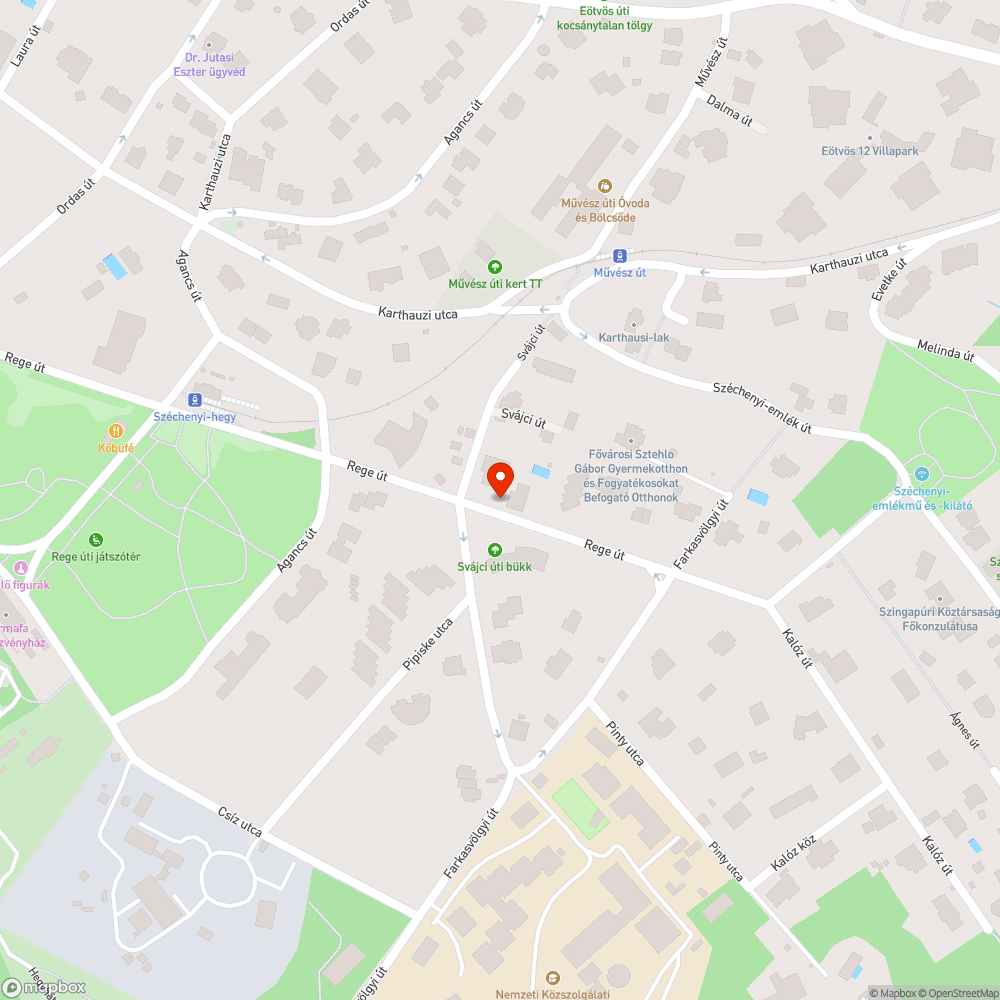 Kátyú bejelentés helye