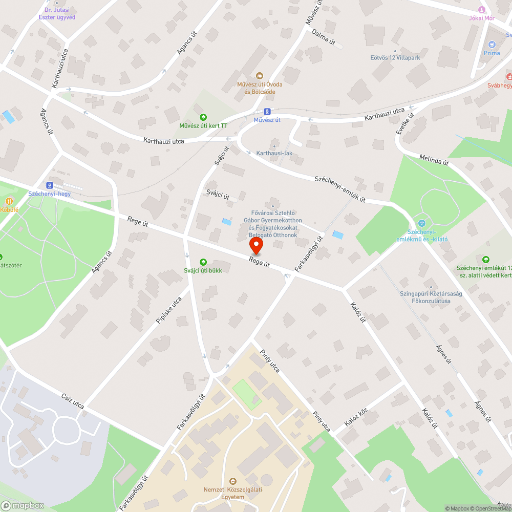 Rege úton elhagyott Opel Astra bejelentés helye