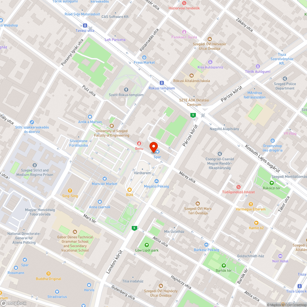 Folyamatosan szemetes terület bejelentés helye