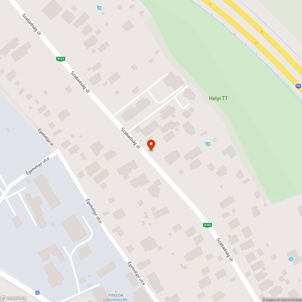 Kátyu bejelentés helye