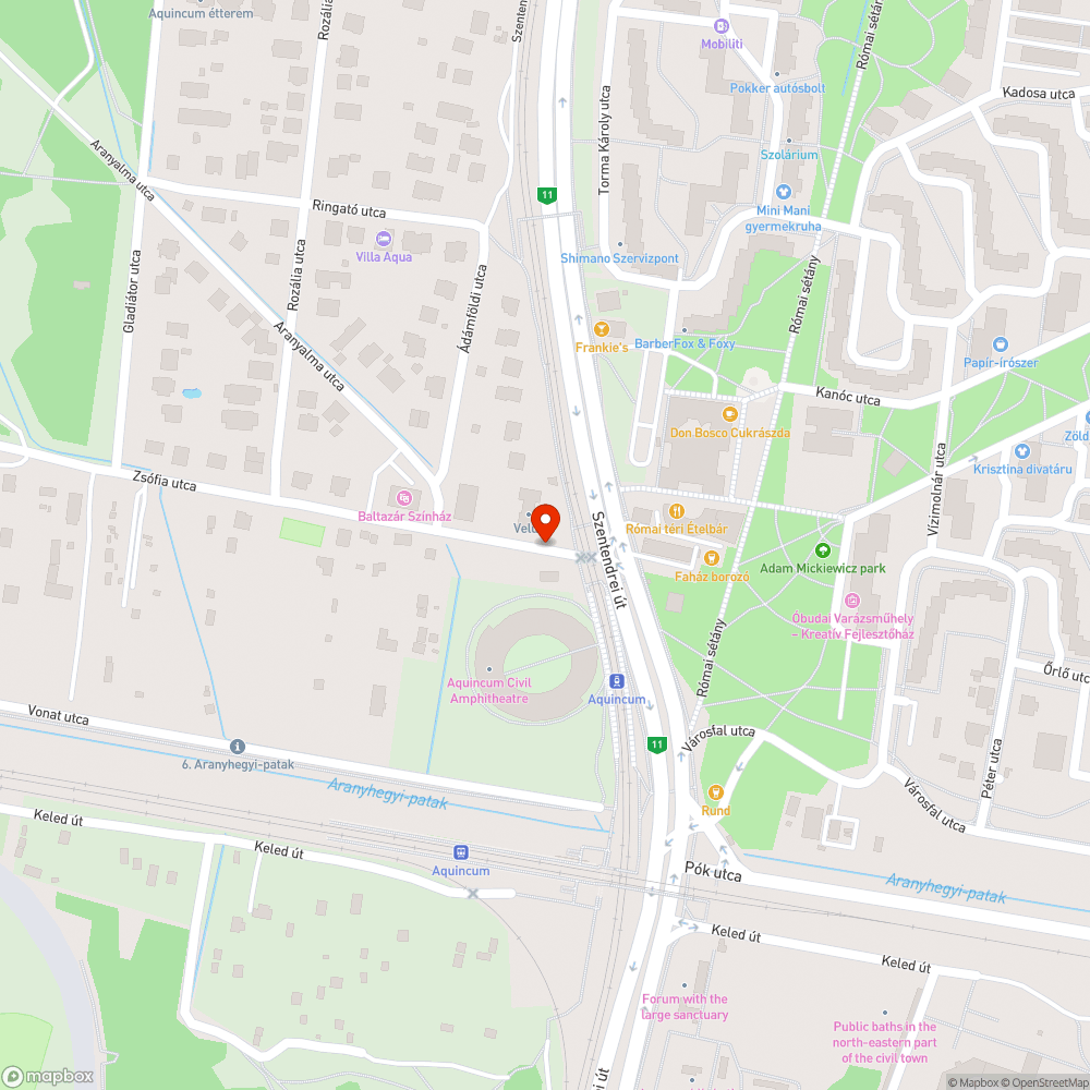 kátyú bejelentés helye