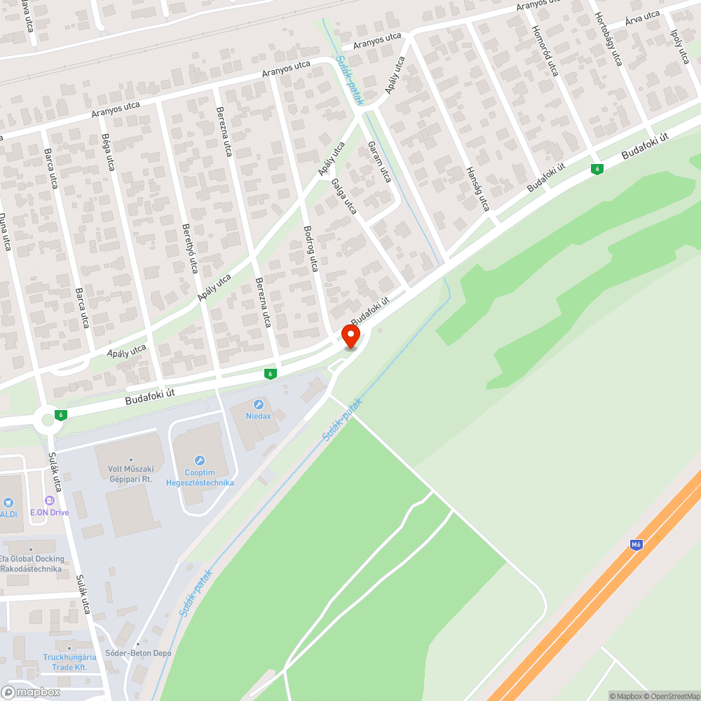 Elhagyott jármű bejelentés helye