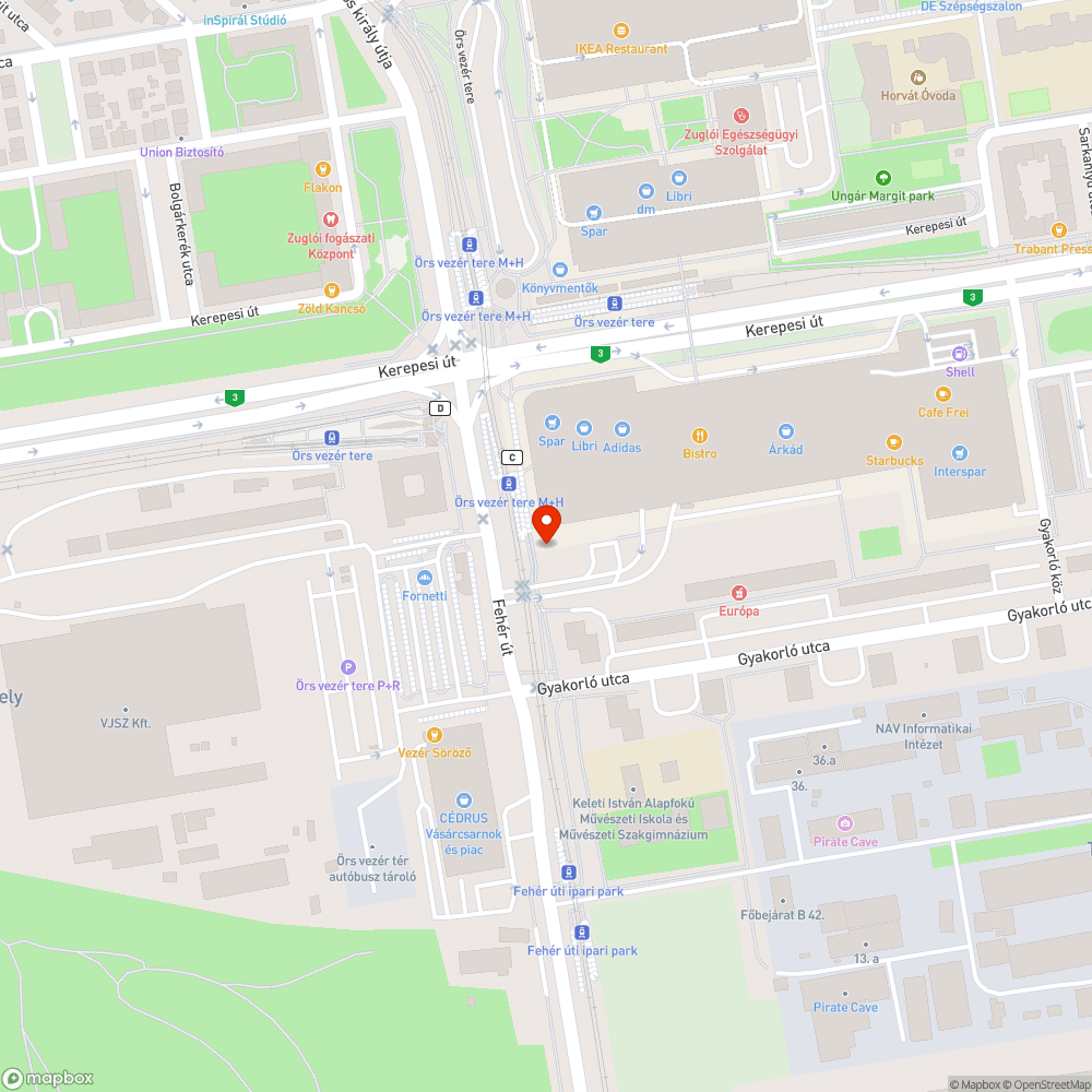 Felújításra szoruló, hiányos növényládák bejelentés helye