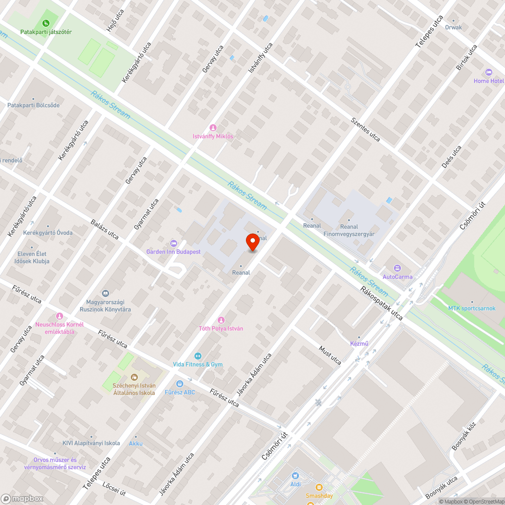 Járdán avar bejelentés helye