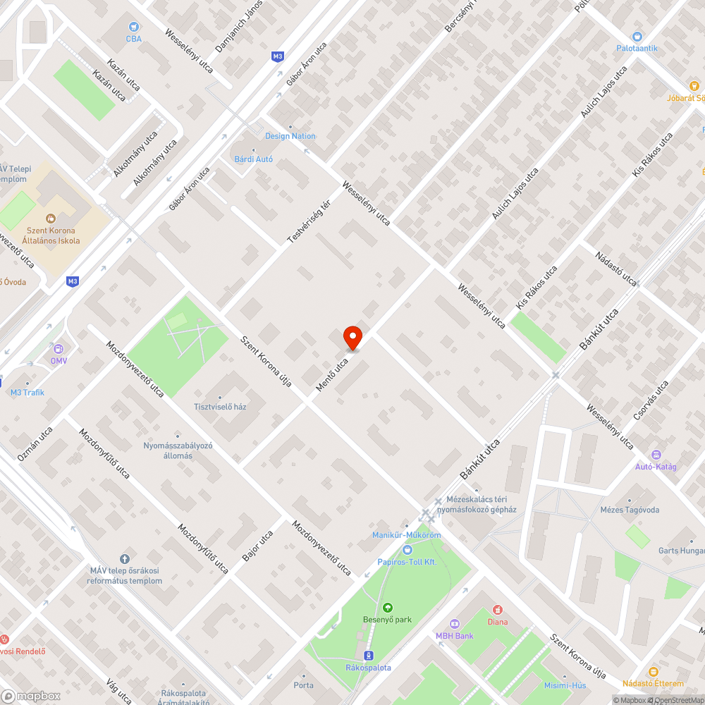 Csatornafedél bejelentés helye